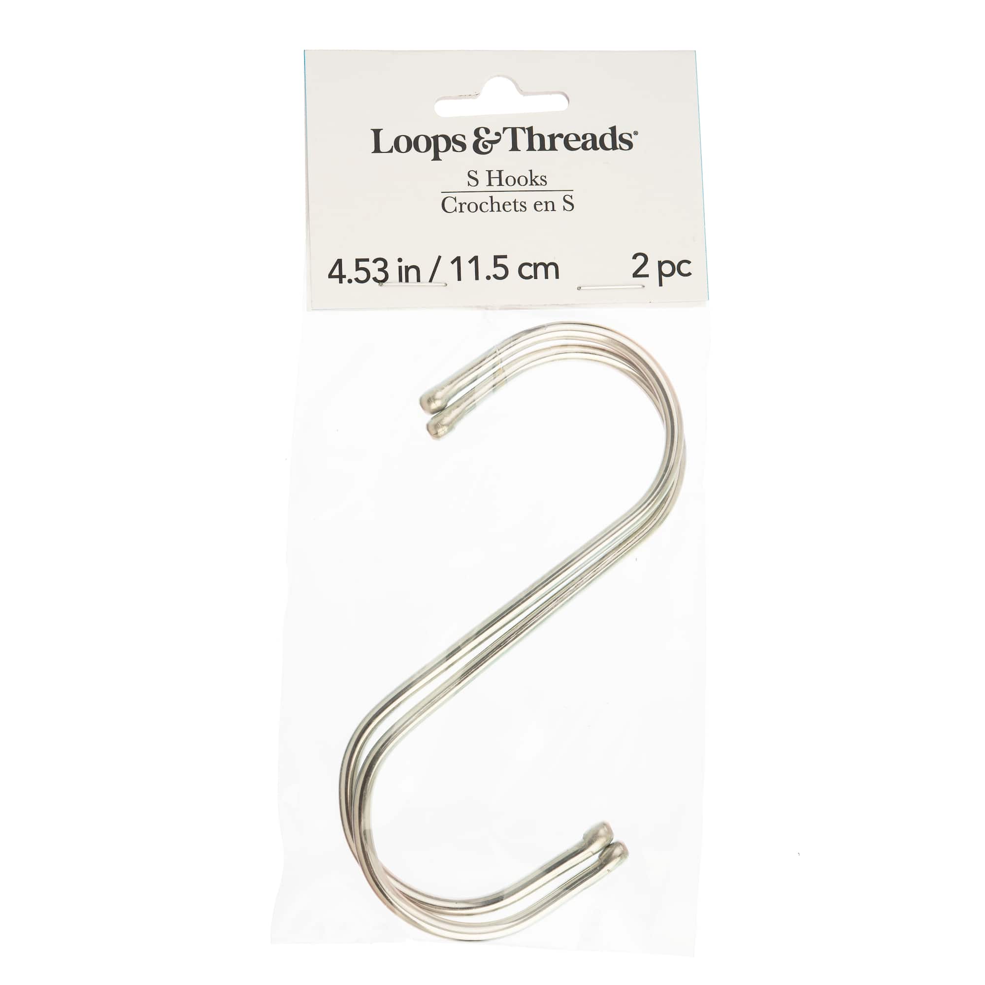 4.5" Macramé S Hooks, 2ct. by Loops & Threads®